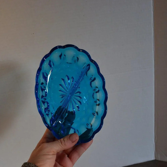 Vtg Anchor Hocking Fairfield Divided Dish - Picture 4 of 5